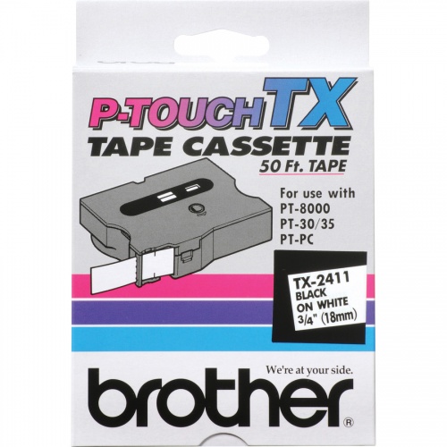 Brother TX Series Laminated Tape Cartridge (TX2411)