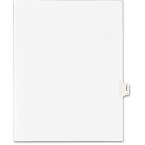 Kleer-Fax Numerical Index Dividers (80117)