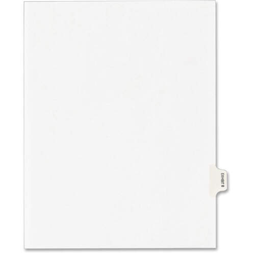 Kleer-Fax Numerical Index Dividers (80108)