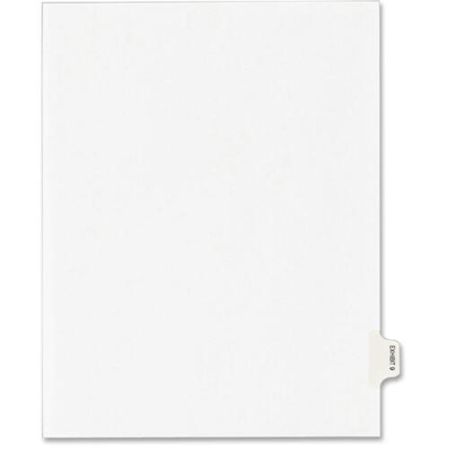 Kleer-Fax Numerical Index Dividers (80109)
