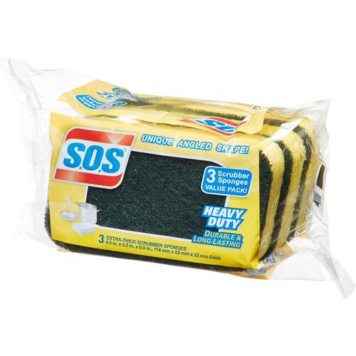 S.O.S... S.O.S.. Heavy-Duty Scrubber Sponge (91029CT)