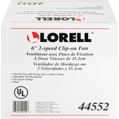 Lorell Clip-On Personal Fan (44552)