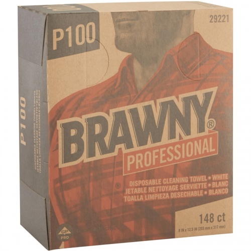 Brawny Professional P100 Disposable Cleaning Towels (29221)