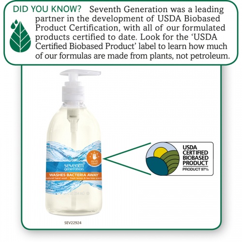 Seventh Generation Purely Clean Hand Wash (22924EA)