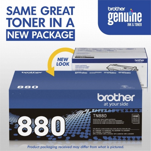 Brother Genuine TN880 Super High Yield Mono Laser Toner Cartridge