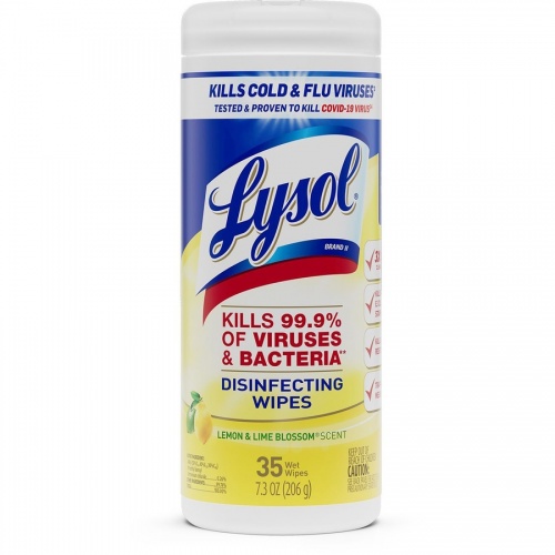 LYSOL Lemon/Lime Disinfect Wipes (81145CT)