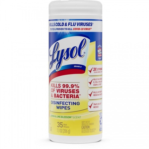 LYSOL Lemon/Lime Disinfect Wipes (81145CT)