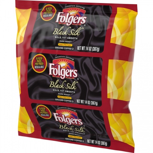 Folgers Ground Black Silk Coffee (00016)