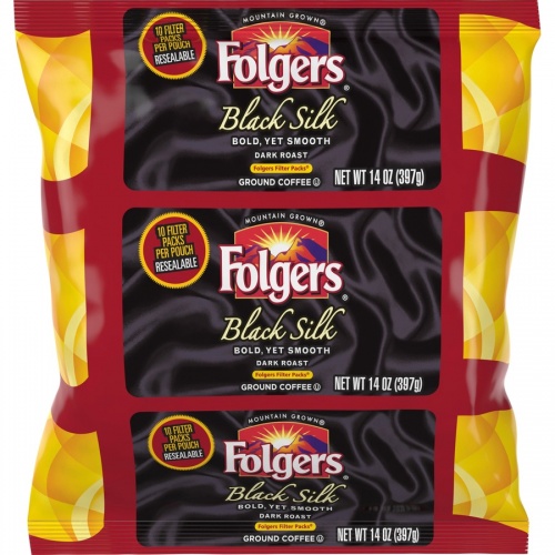Folgers Ground Black Silk Coffee (00016)