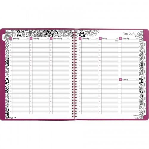 AT-A-GLANCE FloraDoodle Weekly/Monthly Appointment Book (589905)