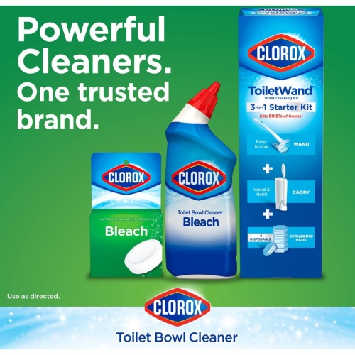 Clorox Ultra Clean Toilet Tablets Bleach (30024CT)
