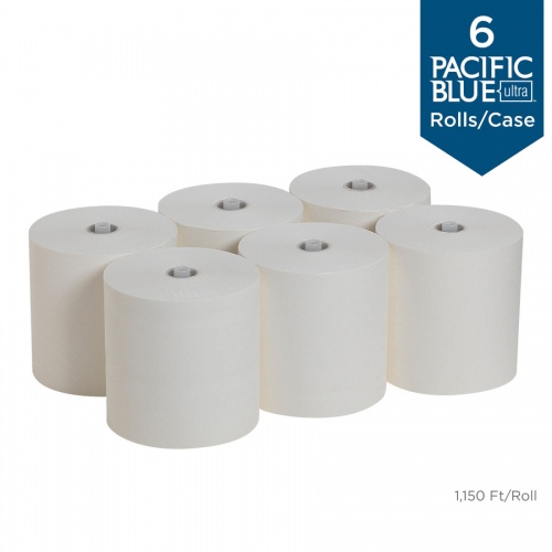 Pacific Blue Ultra High-Capacity Recycled Paper Towel Rolls (26490)