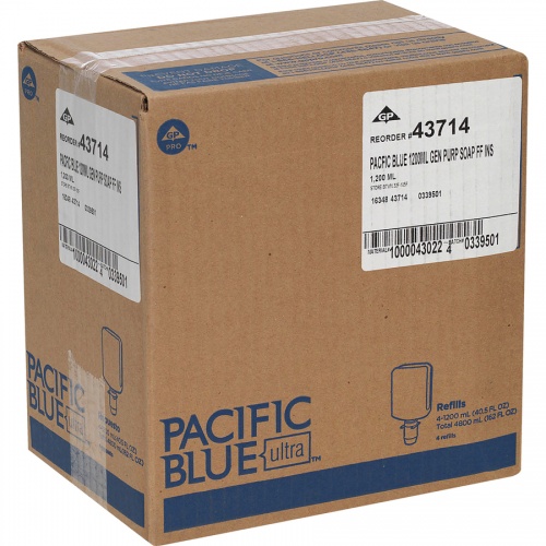Pacific Blue Ultra Gentle Foam Soap Manual Dispenser Refills (43714)