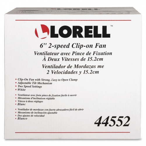 Lorell Clip-On Personal Fan (44552BD)