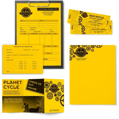 Astrobrights Inkjet, Laser Colored Paper - Solar Yellow (22531)