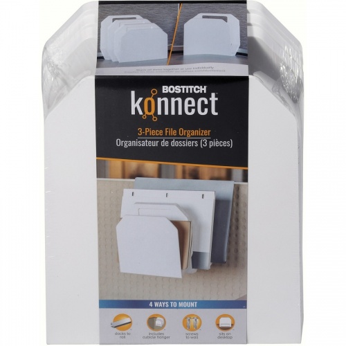 Bostitch Konnect 3 File Organizer (KT3FOLDEWHIT)