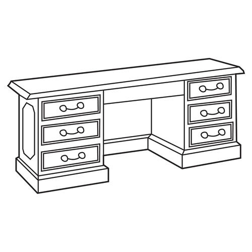 DMI Governor's Collection Mahogany Furniture - 5-Drawer