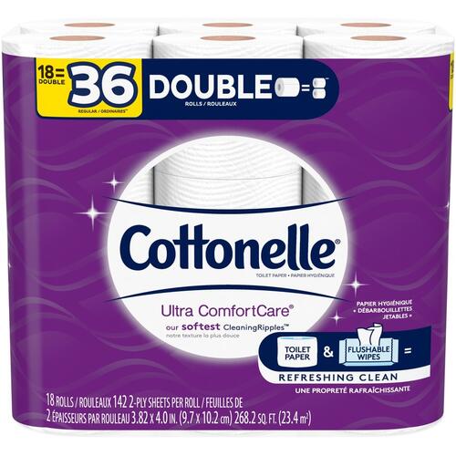 Cottonelle Ultra ComfortCare Toilet Paper - Double Rolls (48620)