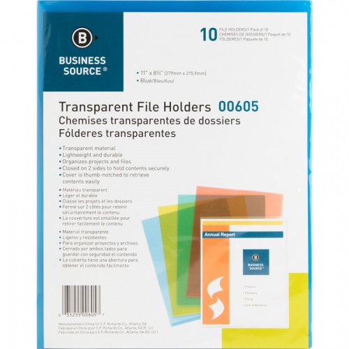 Business Source Letter File Sleeve (00605)