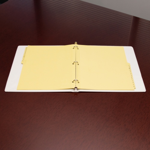 Business Source A-Z Clear Plastic Tab Index Dividers (01806)