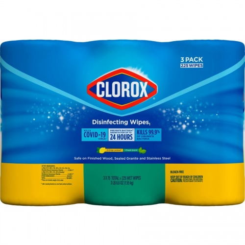 Clorox Disinfecting Wipes Value Pack, Bleach-Free Cleaning Wipes (30208)