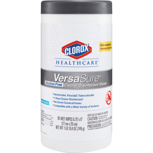 Clorox Healthcare VersaSure Cleaner Disinfectant Wipes (31757)