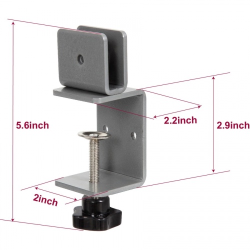 Lorell Mounting Bracket for Workstation Panel - Gray, Silver (55688)