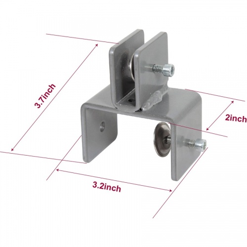 Lorell Mounting Bracket for Workstation Panel - Gray, Silver (55689)