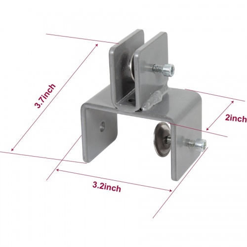 Lorell Mounting Bracket for Workstation Panel - Gray, Silver (55689)
