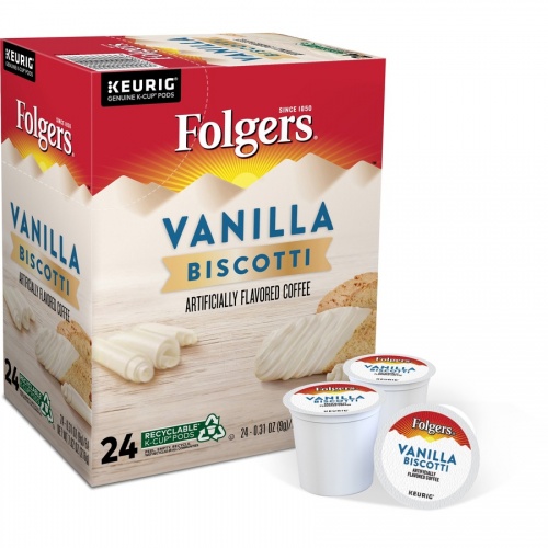 Folgers K-Cup Vanilla Biscotti Coffee (7462)