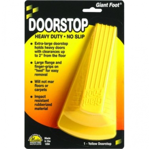 Giant Foot Doorstop, Yellow (00966)