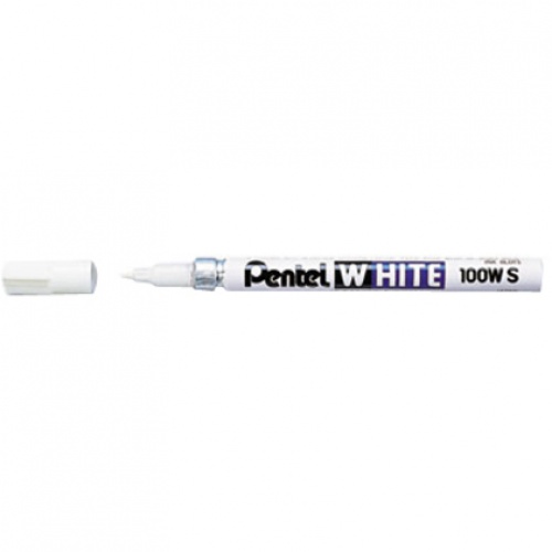 Pentel Felt Tip White Markers (100WS)