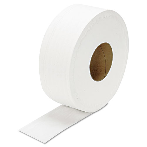 GEN JRT Jumbo Bath Tissue, Septic Safe, 2-Ply, White, 3.3" x 1,000 ft, 12 Rolls/Carton (JRT1000)