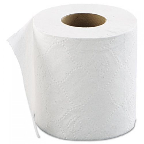 GEN Bath Tissue, Wrapped, Septic Safe, 2-Ply, White, 500 Sheets/Roll, 96 Rolls/Carton (238B)