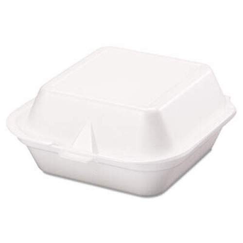 Genpak SN227 Snap It Hinged-Lid Foam Food Container