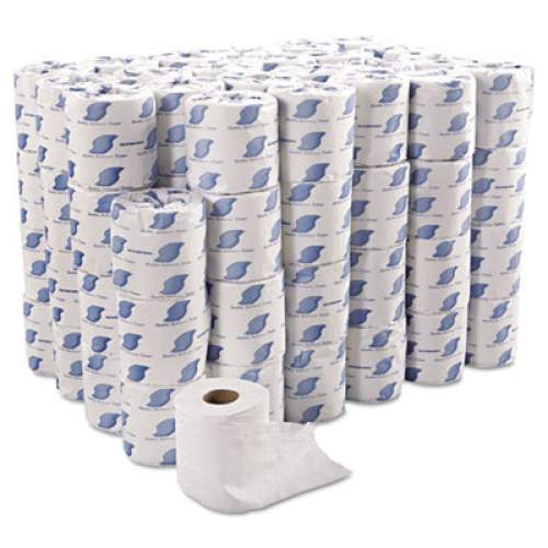 GEN BATH TISSUE, WRAPPED, SEPTIC SAFE, 2-PLY, WHITE, 420 SHEETS/ROLL, 96 ROLLS/CARTON (700)