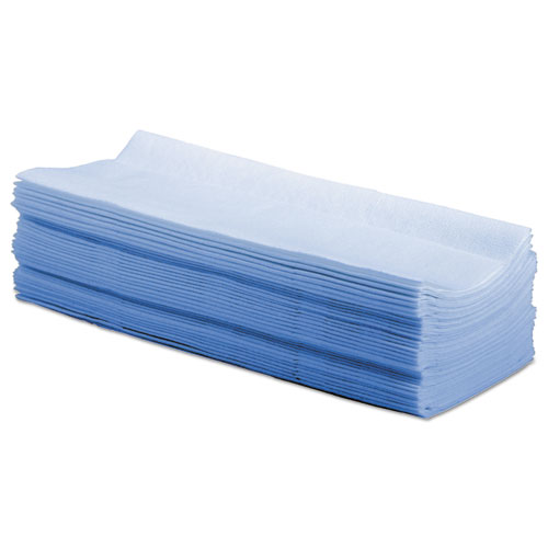 Boardwalk Hydrospun Wipers, Blue, 9 x 16.75, 100 Wipes/Box, 10 Boxes/Carton (P070IDB)