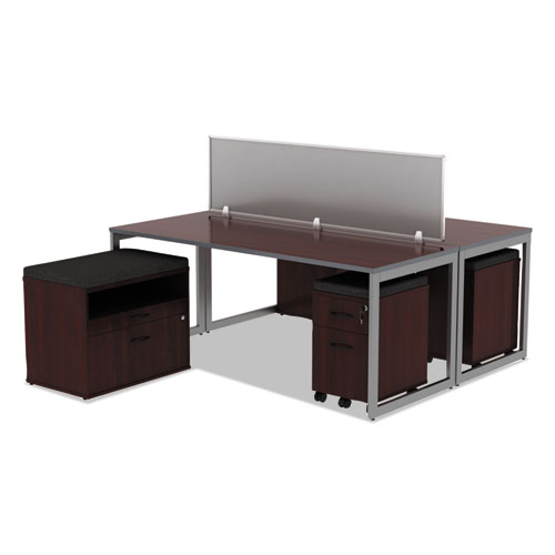 Alera Open Office Desk Series Adjustable O Leg Desk Base 30 Deep
