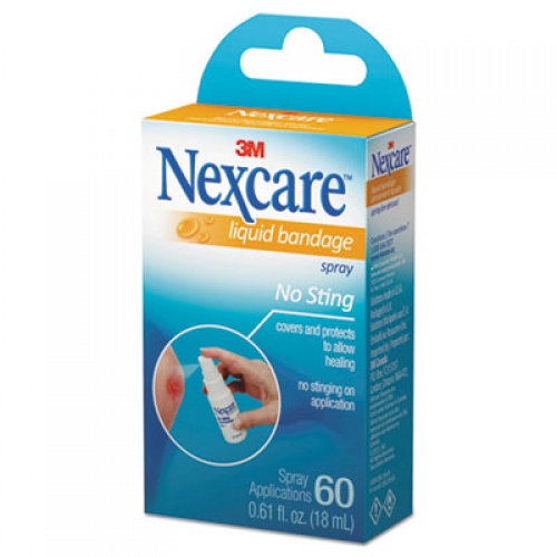 3M Nexcare No-Sting Liquid Bandage Spray, 0.61 oz (LBS11803)