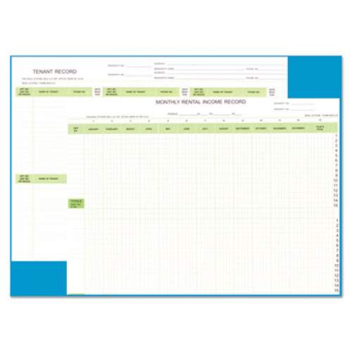 Ideal Rental Property Record Book, 8.5 x 11, 1/Page, 60 Forms (M2512)