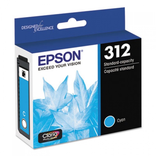 Epson T312220-S (312XL) Claria Ink, 360 Page-Yield, Cyan