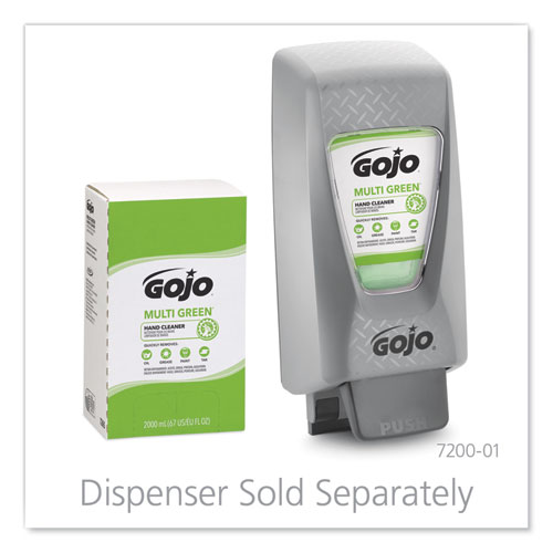 GOJO MULTI GREEN Hand Cleaner Refill, Citrus Scent, 2,000 mL, 4/Carton (7265)