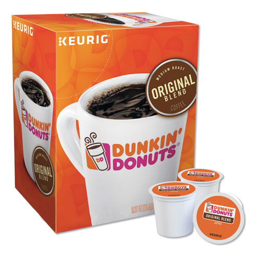 Dunkin Donuts K-Cup Pods, Original Blend, 22/Box (0845)