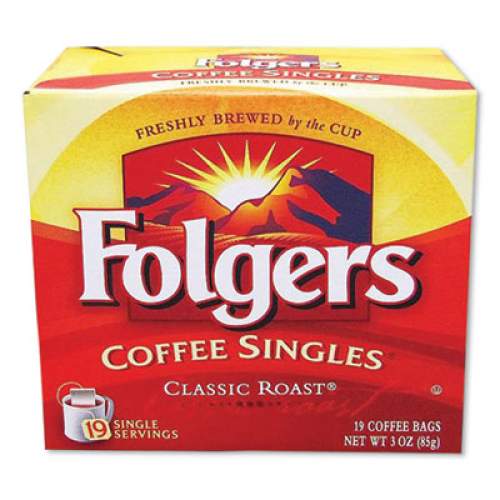 Folgers Coffee Filter Packs, Classic Roast, 0.16 oz, 19/Pack (PRO29764)