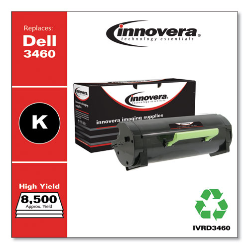 Innovera Remanufactured Black High-Yield Toner, Replacement for 331-9806, 8,500 Page-Yield (D3460)