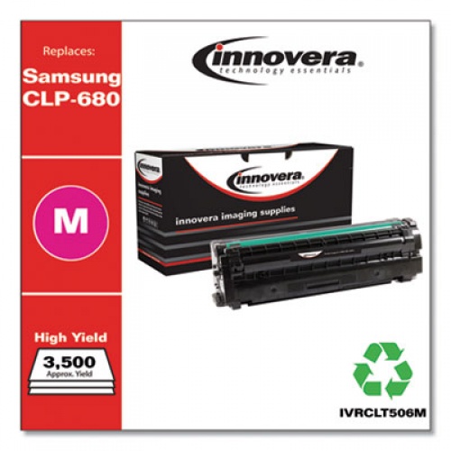 Innovera Remanufactured Magenta High-Yield Toner, Replacement for CLT-M506L, 3,500 Page-Yield (CLT506M)