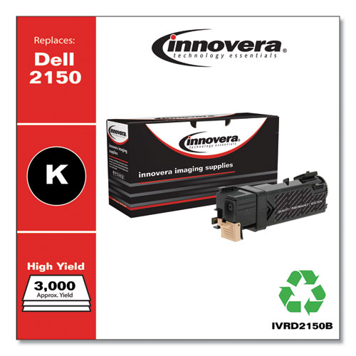 Innovera Remanufactured Black High-Yield Toner, Replacement for 331-0719, 3,000 Page-Yield (D2150B)
