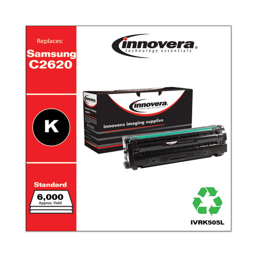 Innovera Remanufactured Black Toner, Replacement for C2620, 6,000 Page-Yield (K505L)