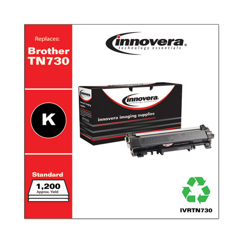 Innovera Remanufactured Black Toner, Replacement for TN730, 1,200 Page-Yield