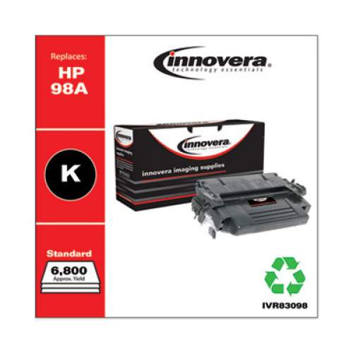 Innovera REMANUFACTURED BLACK TONER, REPLACEMENT FOR HP 98A (92298A), 6,800 PAGE-YIELD (83098)